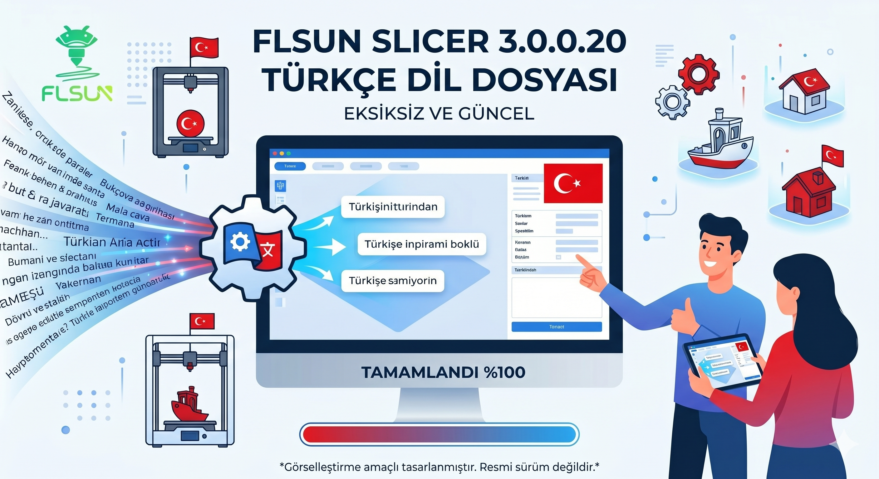 FLSUN Slicer 3.0.0.20 Türkçe Dil Dosyası — Eksiksiz ve Güncellenmiş Sürüm
