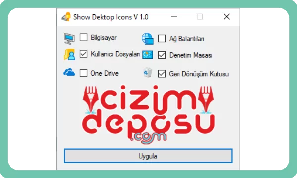 Show Desktop Icons