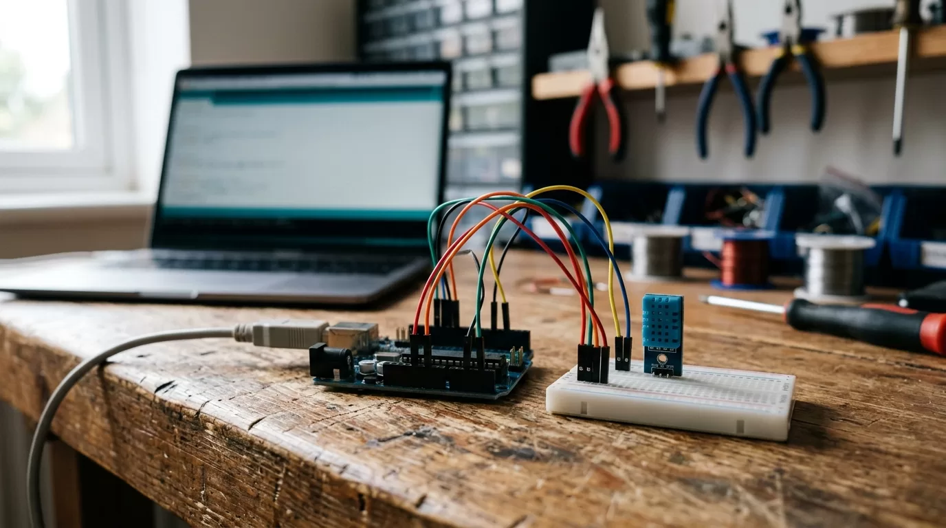 Arduino ile DHT11 Sıcaklık ve Nem Sensörü Nasıl Kullanılır?