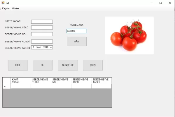 C# Hal Takip Programı